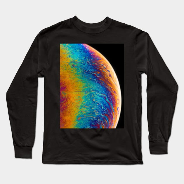 Moon Abstract Long Sleeve T-Shirt by MaiKStore